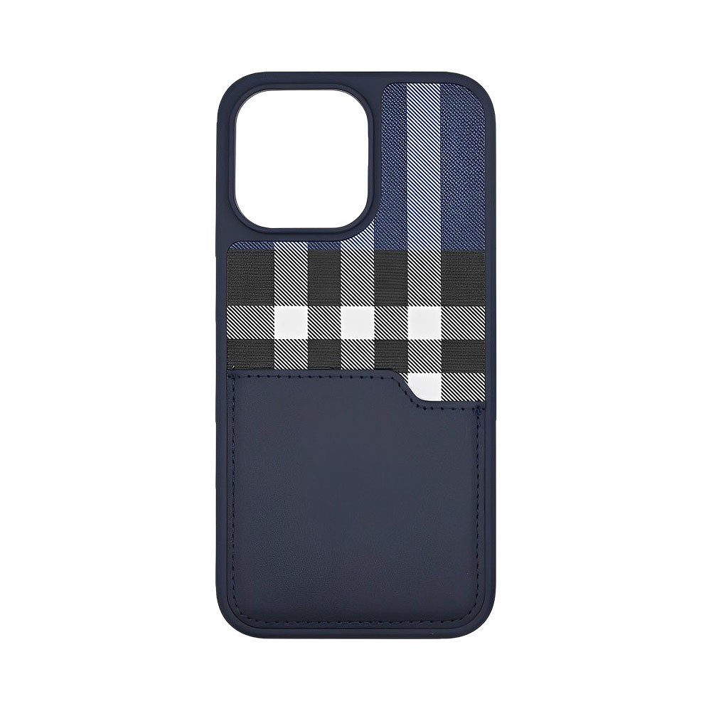 Estuche Protector COBLUE para iPhone 15 Azul - Cuero PU