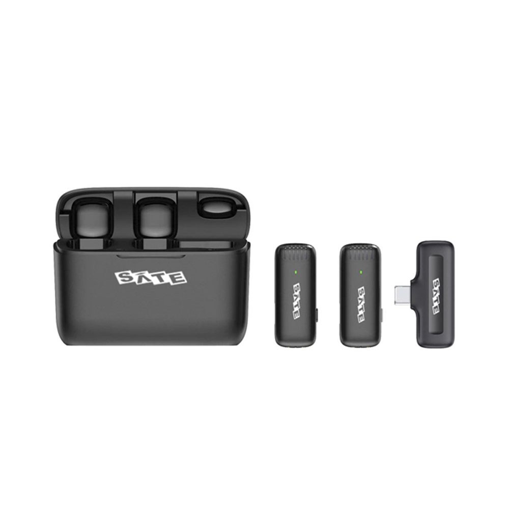 Micrófono Inalámbrico SATELLITE A-MK241 USB-C Negro
