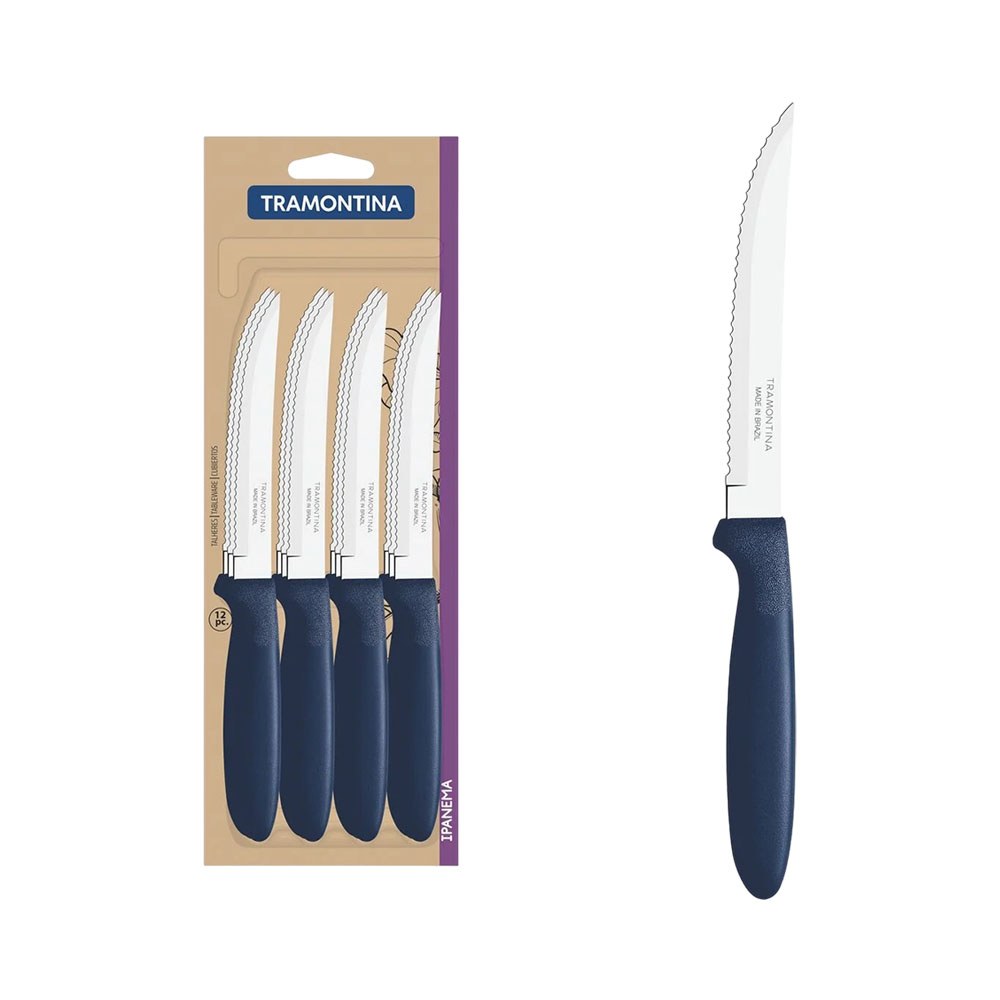 Set de cuchillos Tramontina Ipanema 12 piezas azul