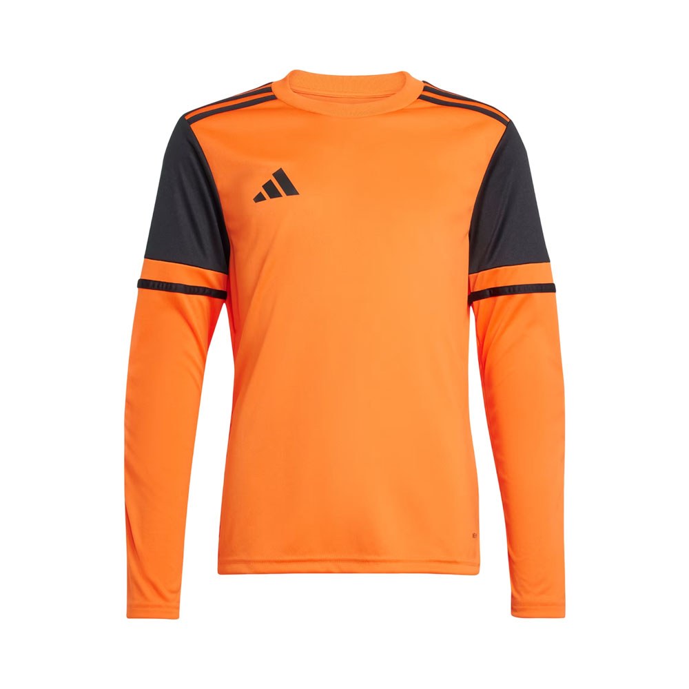 Remera Manga Larga Arqueros Juvenil Adidas Squadra 25 Naranja Unisex