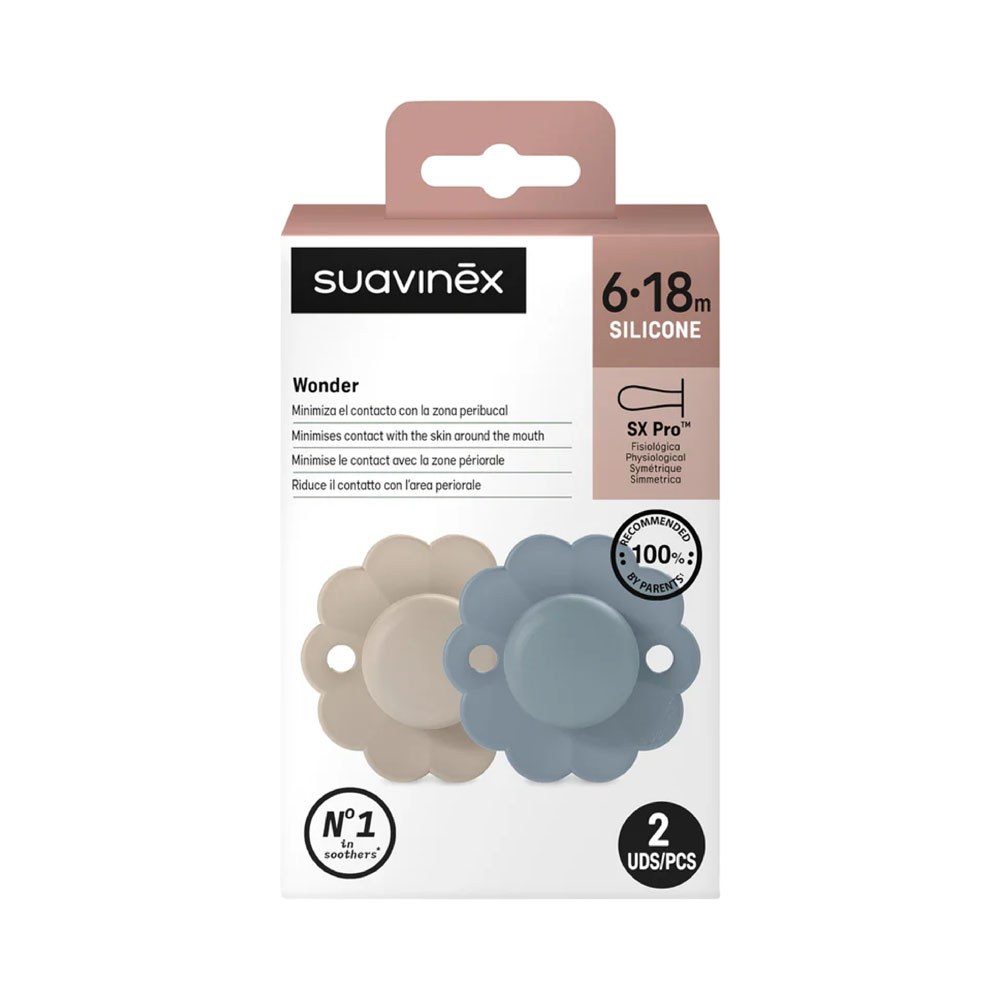 Chupete Fisiológico Wonder Sx Pro 6 18 M 2 Piezas Suavinex 84444