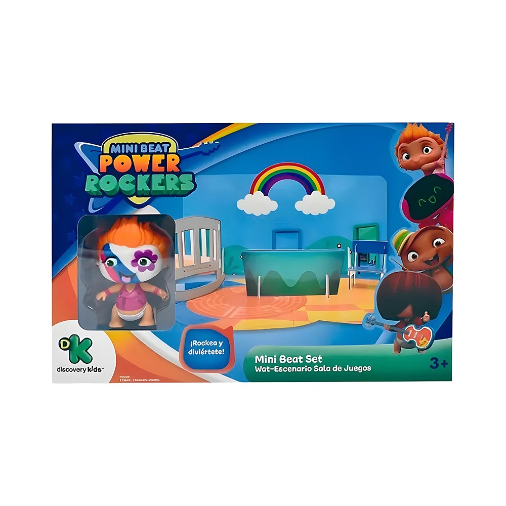 Kit De Juego Power Rockers Mini Beat Set 32030 Surtido 1 Pieza