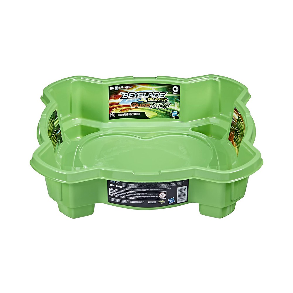 Arena De Batalla Hasbro Beyblade Burst Quad Drive Beystadium F3336 Verde