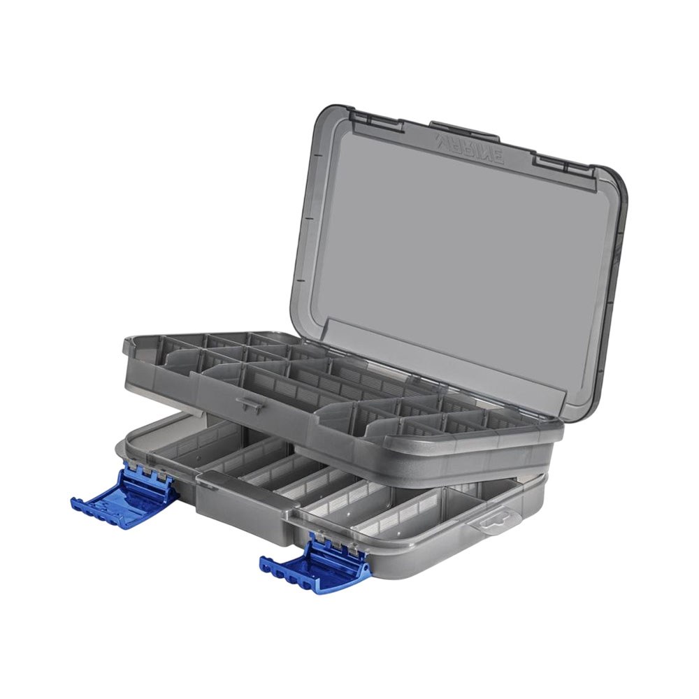 Caja De Pesca Marine Box Double Layer Mdl355 33 División Negro