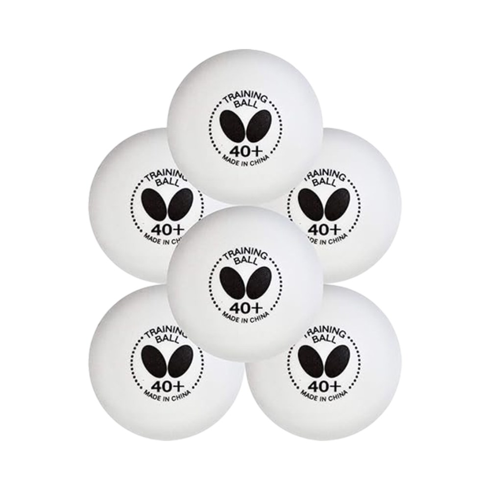 Pelotas Ping Pong Butterfly Btb6 40+ Blanco 6 Unidades