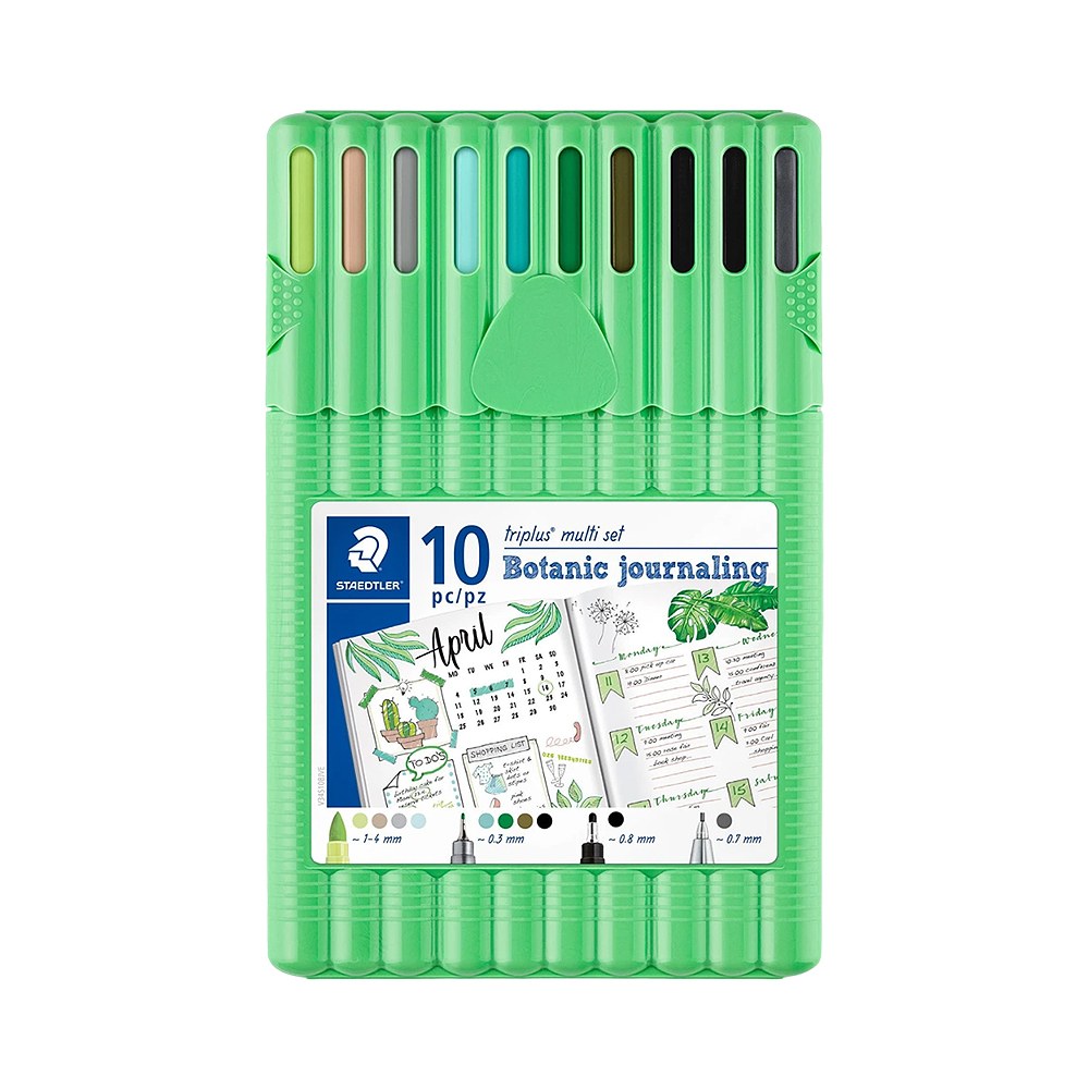 Kit Staedtler Triplus Multi Botanic Journaling 34 Sb10 Bj 10 Piezas